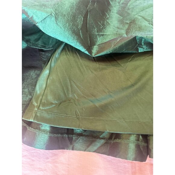WICKED Hunter Green Shimmer Dress Size 12 Bow Detail Witchy Ballet Core Whimsy - Picture 10 of 15